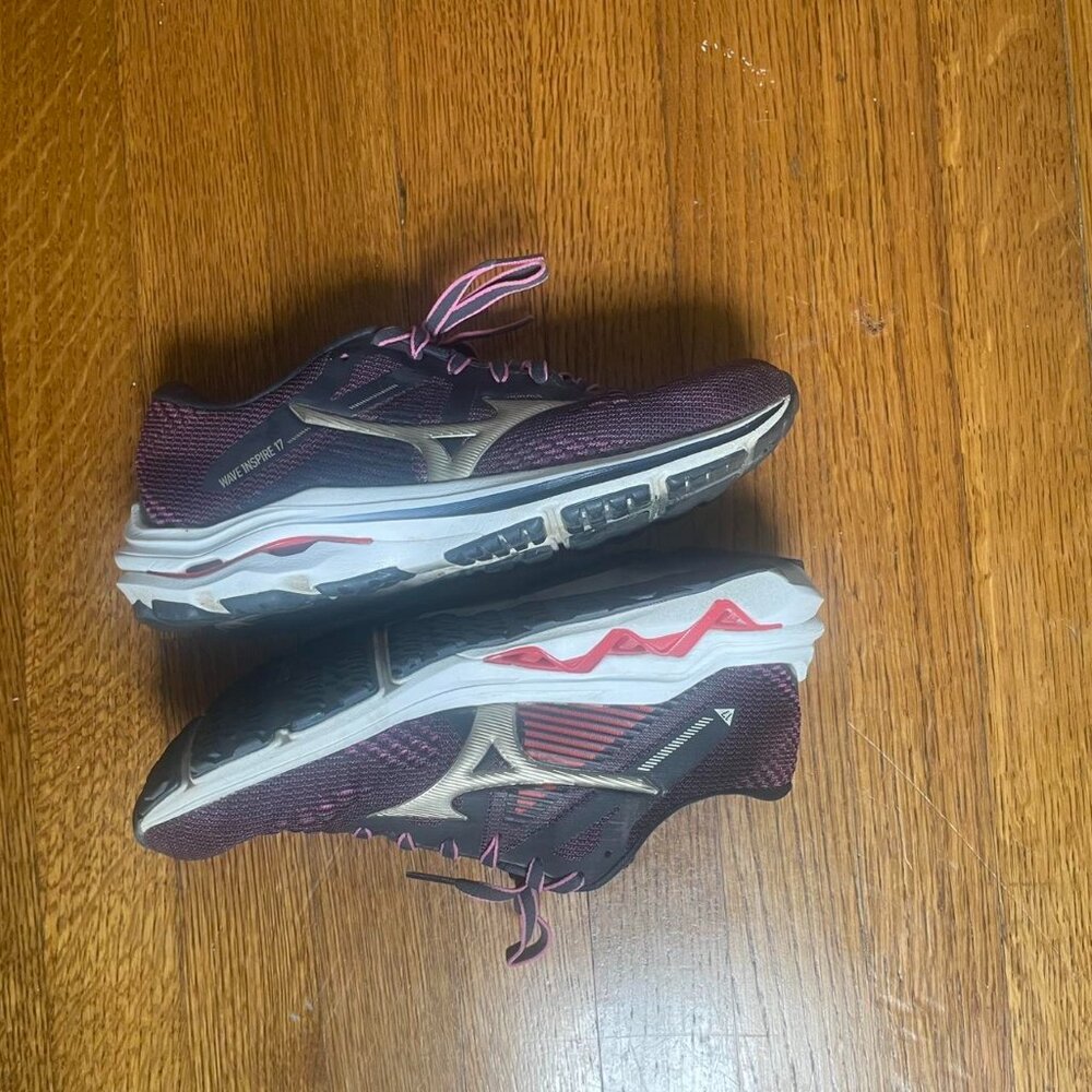 asics thunder blue/ sapphire 1012B601-402 Mizuno purple running shoes